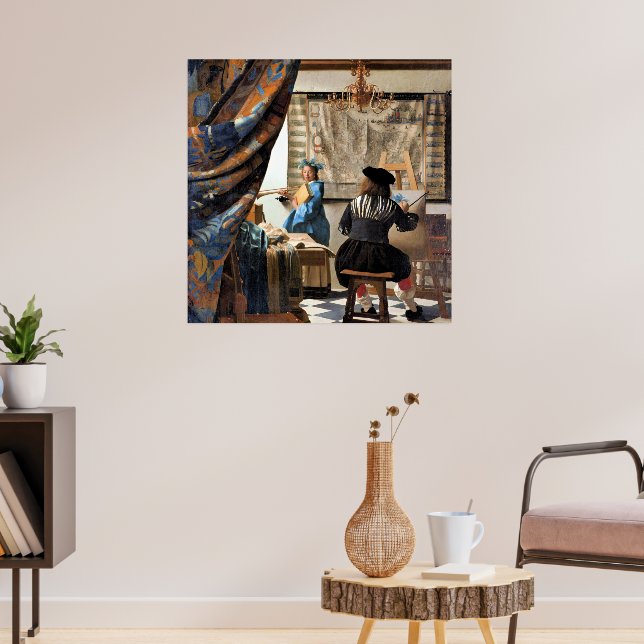 Poster Vermeer - L'art de la peinture (Salon 3)