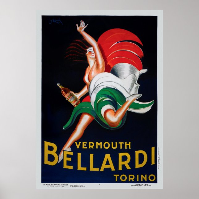 Poster Vermouth Bellardi Torino (Devant)