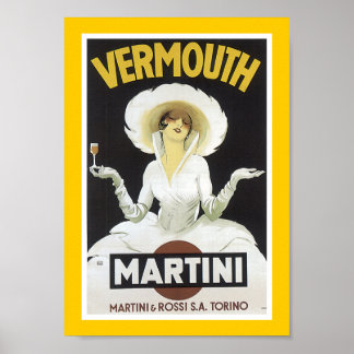 Poster Vermouth Martini