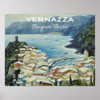 Poster Vernazza Cinque Terre Italie