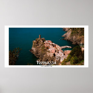 Poster Vernazza Panoramic View