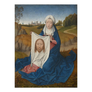 Poster Veronica de St, c.1470-1475 (huile sur le panneau)
