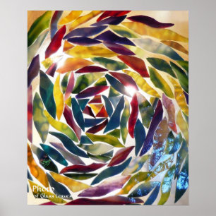 Poster Verre Artistique Photo Art Moderne Papier peint