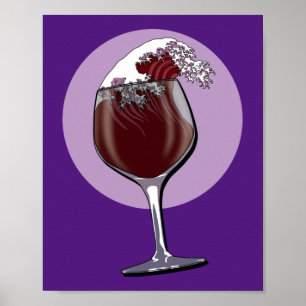 Poster Verre de vin