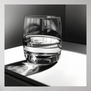 Poster Verre d'eau
