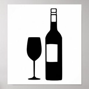Poster Verre en bouteille