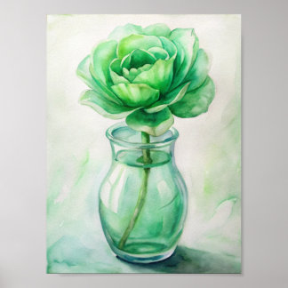 Poster "Verre et vert"