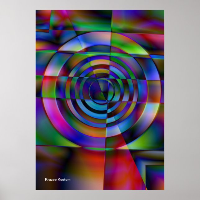 Poster Verre fracturé (Devant)