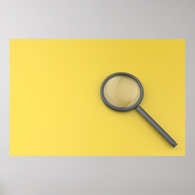 Poster Verre grossissant (Devant)