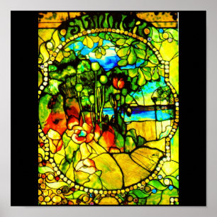 Poster Verre-Poster-Vitraux-Tiffany 3