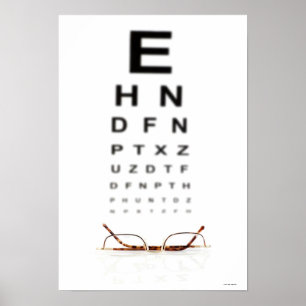 Poster Verres de lecture