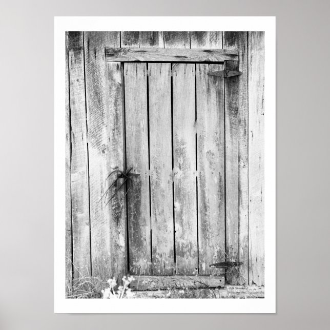 Poster Verrouillage de la porte d'étable (Devant)