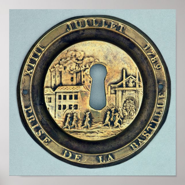 Poster Verrouillage représentant le siège de la Bastille (Devant)