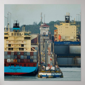 Poster Verrouillages de Gatun 1