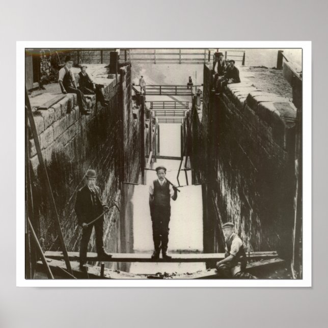Poster Verrouillages de l'escalier Bingley Five Rise (Devant)