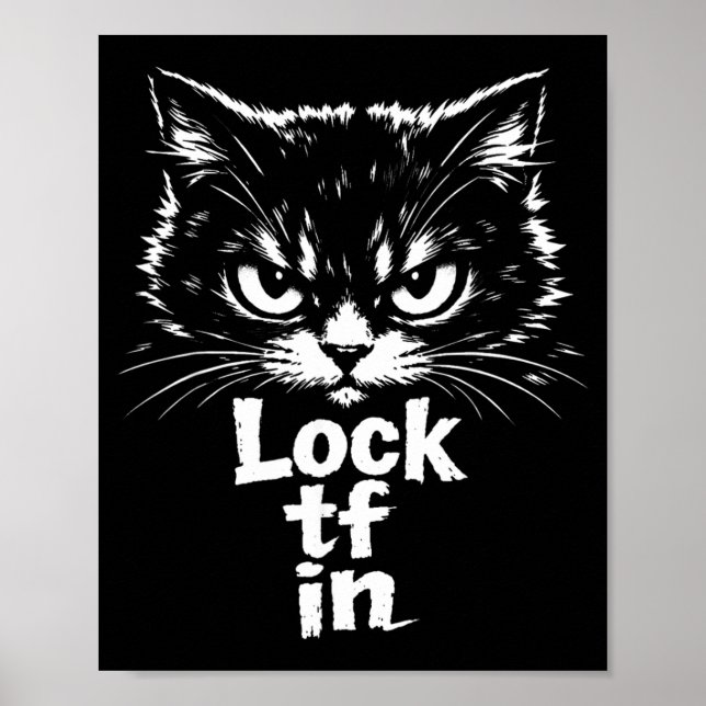 Poster Verrouiller TF dans Chat (Devant)