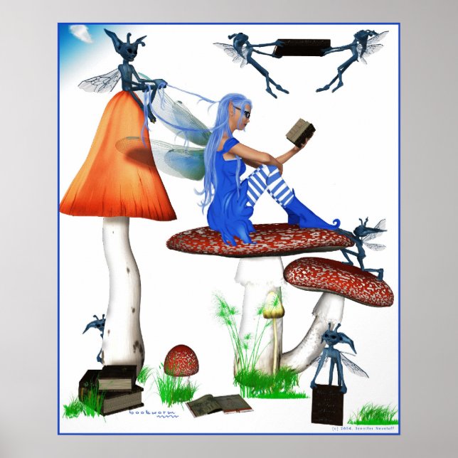 Poster Vers de livre (Devant)