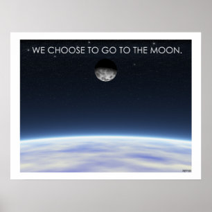 Poster Vers la lune