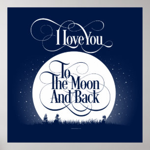 Poster Vers La Lune Et Retour