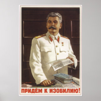 Poster Vers l'abondance