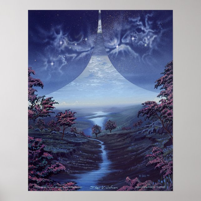 Poster Vers l'aube sur le monde des anneaux (Devant)