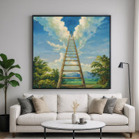 Vers le ciel - Illustration surréaliste Style Art