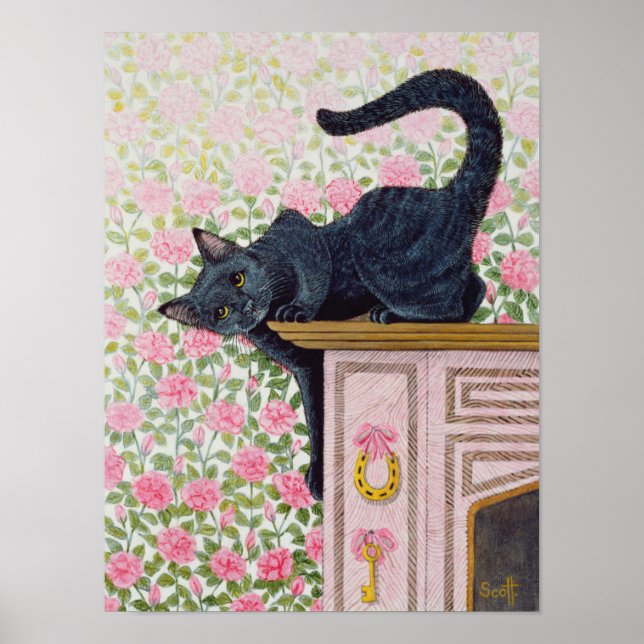 Poster Vers le haut Rose (Devant)