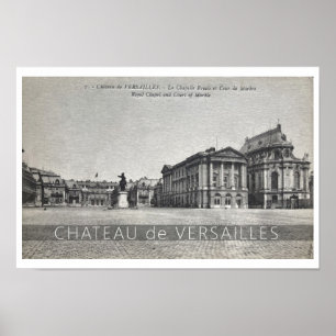 POSTER VERSAILLES FRANCE, 1930 AFFICHAGE