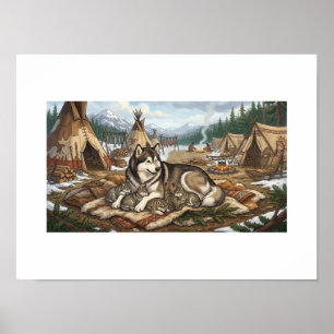 Poster Version 2 de Malamute Mother