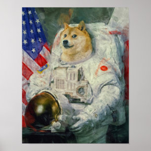 Poster Version de peinture de doge