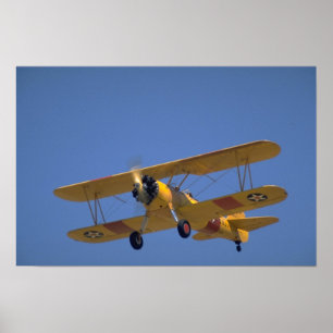 Poster Version US Navy, Stearman N3N3
