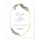 Vert aquarelle géométrique or