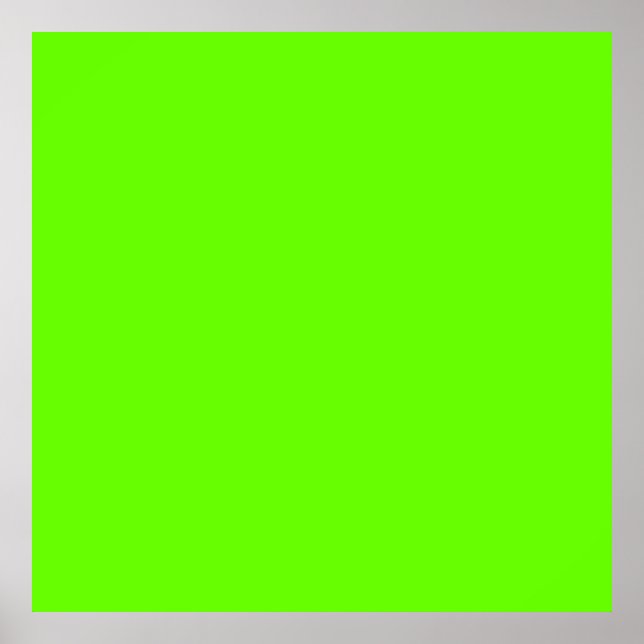 Poster Vert clair (couleur solide) (Devant)