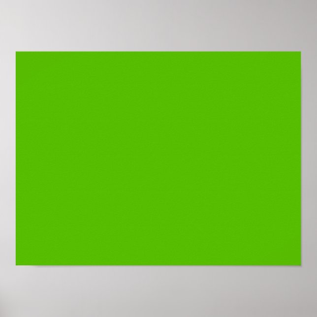 Poster Vert Pomme Clair (Devant)
