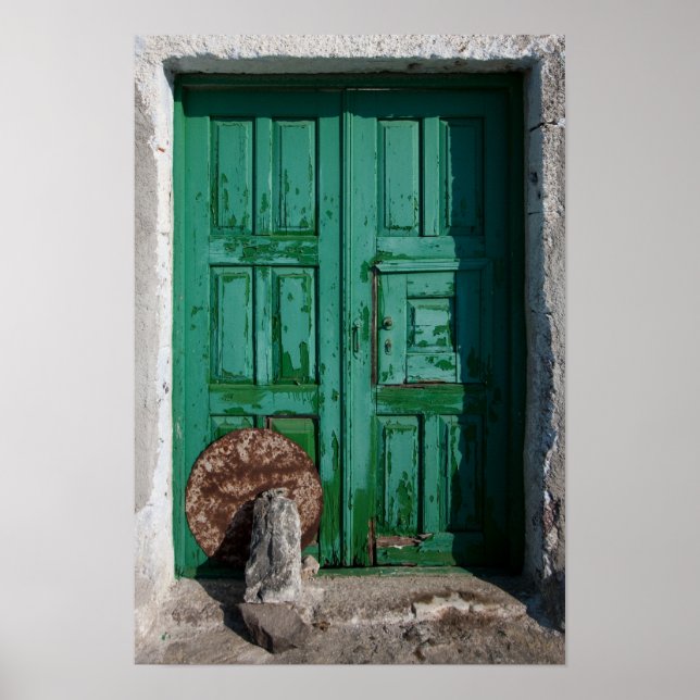 Poster vert Porte 2 (Devant)