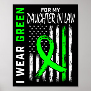 Poster Vert Pour Ma Fille En Droit Reconnaissance De Mala