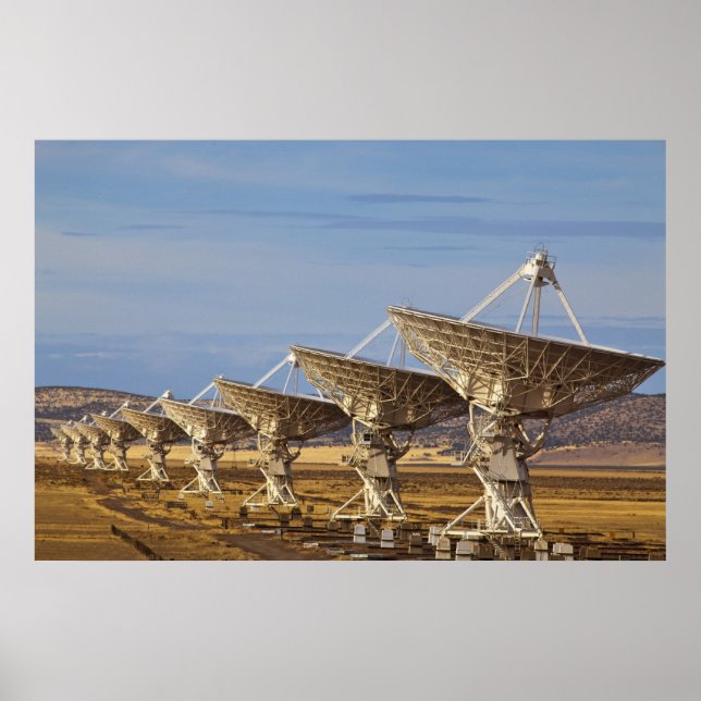Poster Very Large Array aka Astronomie Radio Nationale (Devant)