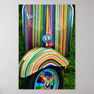 Poster Vespa Piaggio Scooter Italien Moto