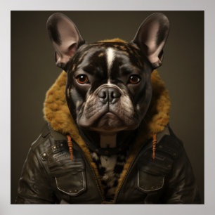 Poster Veste en cuir Buldog