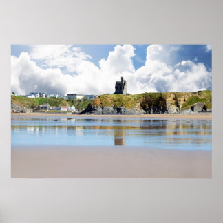 Poster vestiges de plage