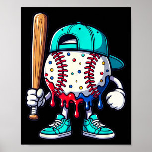 Poster Vêtements de baseball Lifestyle 101 Jeunesse Drip