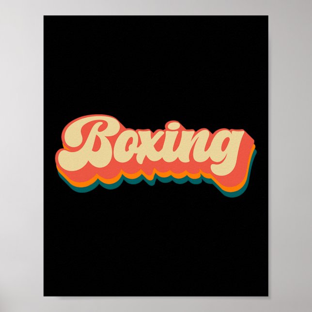 Poster Vêtements de boxe - Boxe 3  (Devant)