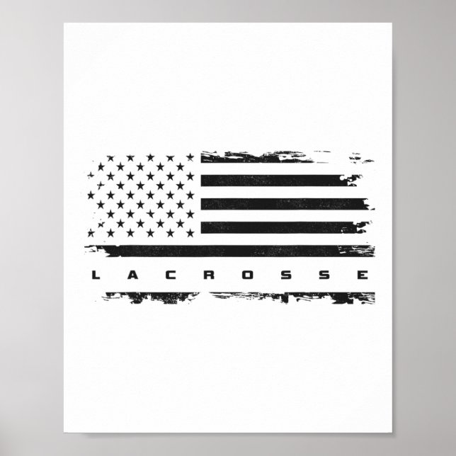 Poster Vêtements de crosse à drapeau américain - crosse 1 (Devant)