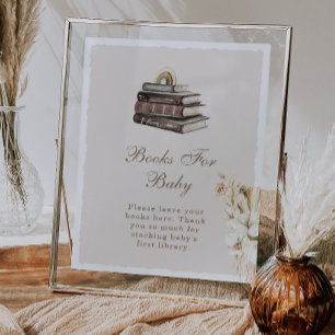 Poster Vêtements de fille à la corde à linge en herbe des
