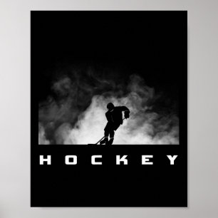 Poster Vêtements de hockey - Hockey Joueur de hockey sur 