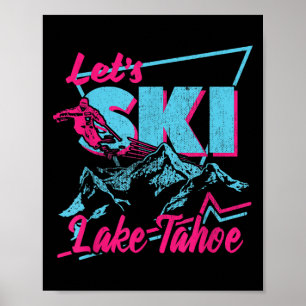 Poster Vêtements de ski vintages des années 80 90 - Retro