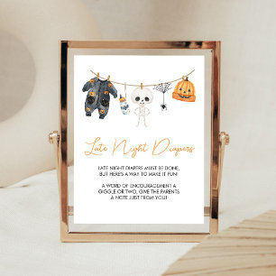 Poster Vêtements Little Boo Corde à Linge Panneau Couches