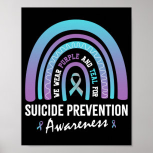 Poster Vêtements pour hommes sarcelle violet pour la prév