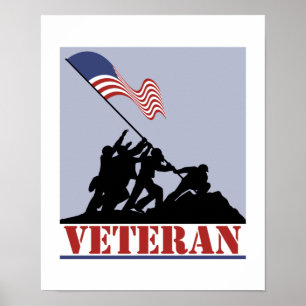 Poster Vétéran des USA