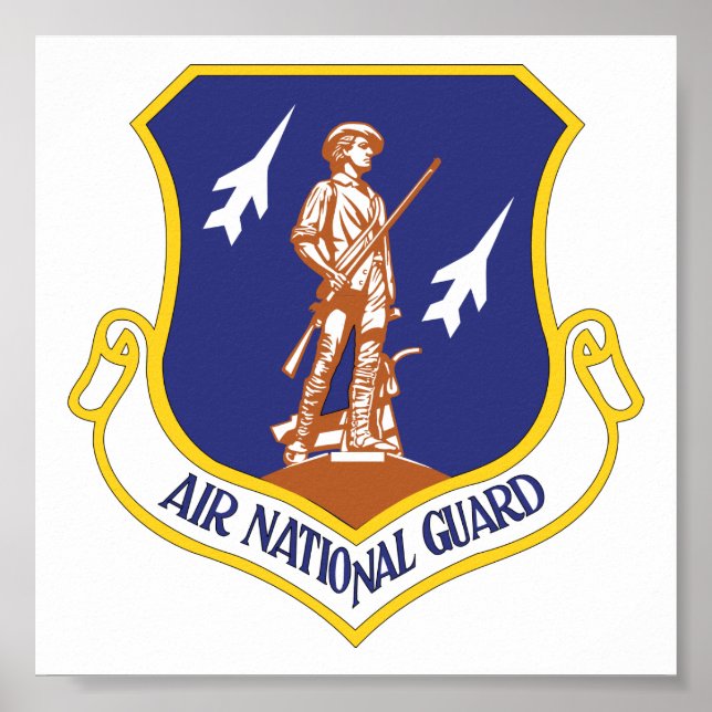 Poster Vétéran militaire de l'armée de l'air (Devant)